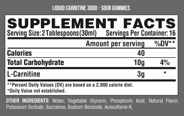 Nutrex Liquid Carnitine 3000 - Boss Nutrition
