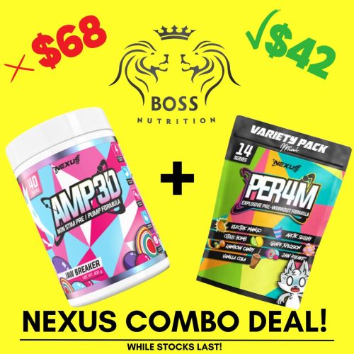 Nexus Sports Nutrition Amp3d & Per4m Combo